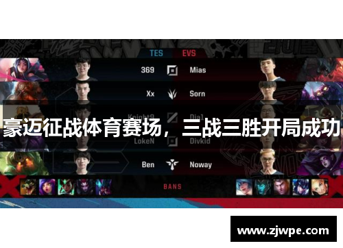 豪迈征战体育赛场，三战三胜开局成功